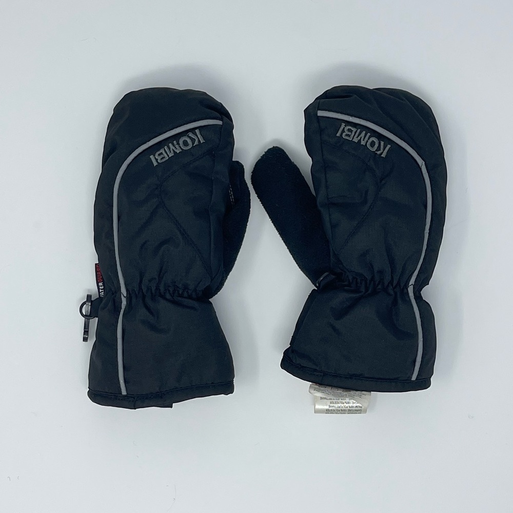 KOMBI: Slopestyle Mittens: Black: Large (Child)